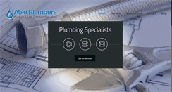 Desktop Screenshot of ableplumbers.co.za